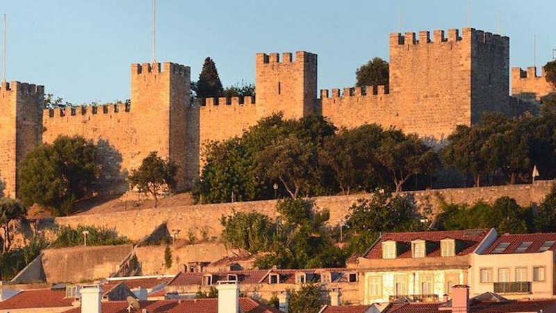Vista do Castelo de São Jorge em Lisboa 
