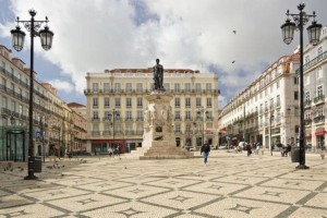 Praça de Camões em Lisboa