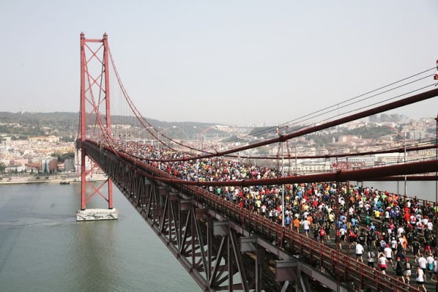 Meia Maratona de Lisboa na Ponte 25 de Abril