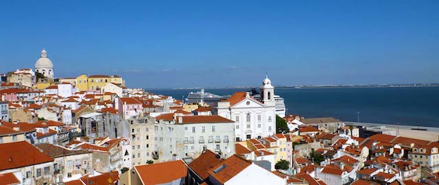 Miradouros de Alfama em Lisboa