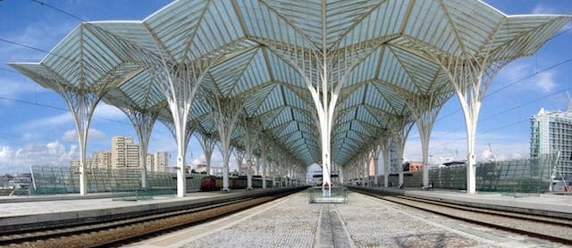 Estação Gare do Oriente em Lisboa
