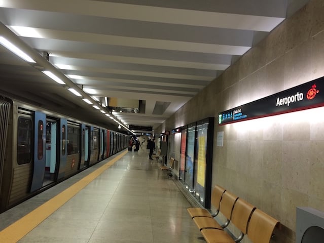 Metrô no Aeroporto de Lisboa