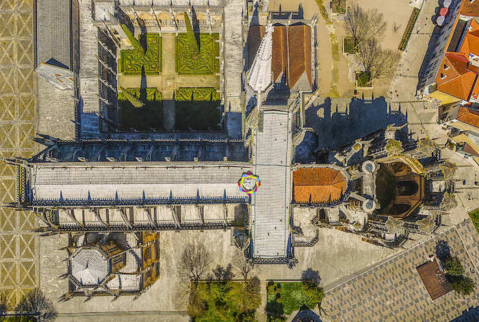 Vista aérea do Mosteiro da Batalha