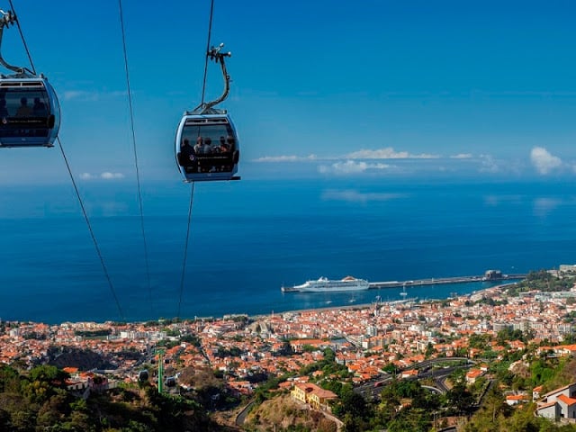 Teleférico do Monte na Ilha da Madeira