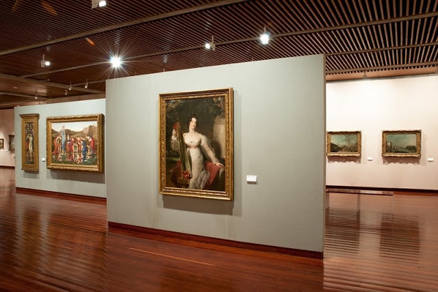 Coleção de pinturas do Museu Calouste em Lisboa