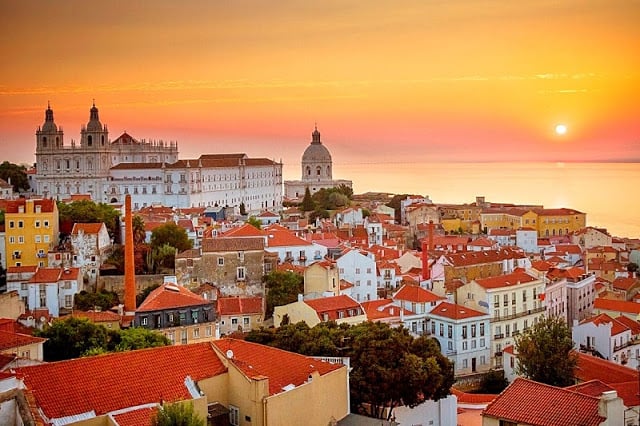 Pôr-do-Sol em Lisboa