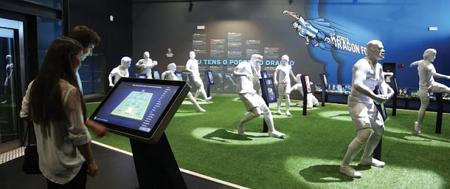 Parte interativa do Museu FC Porto