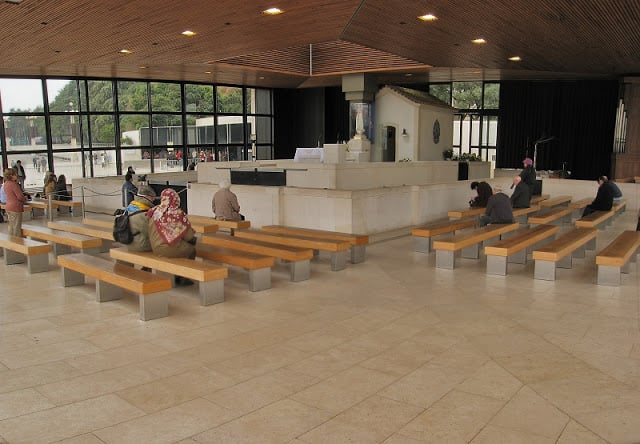 Interior da Capela das Aparições em Fátima