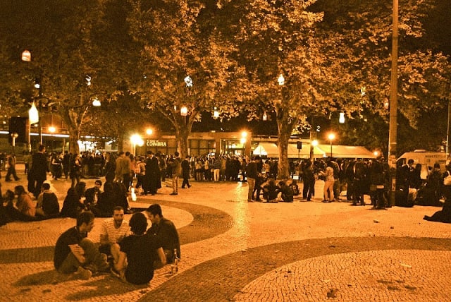 Praça da República em Coimbra