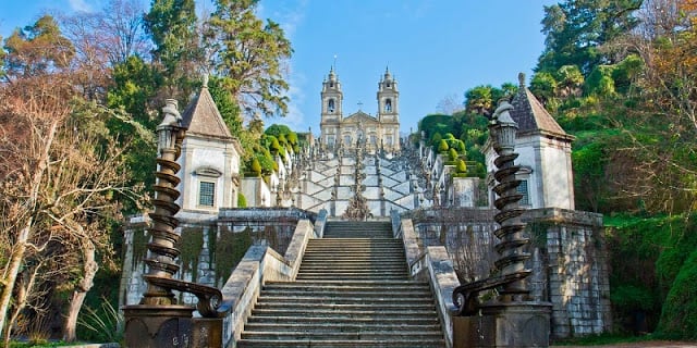 Pontos turísticos em Braga