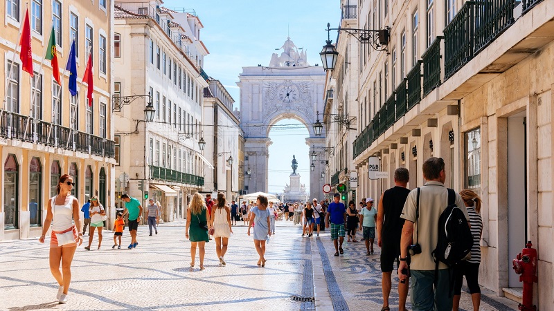 Rua Augusta em Lisboa