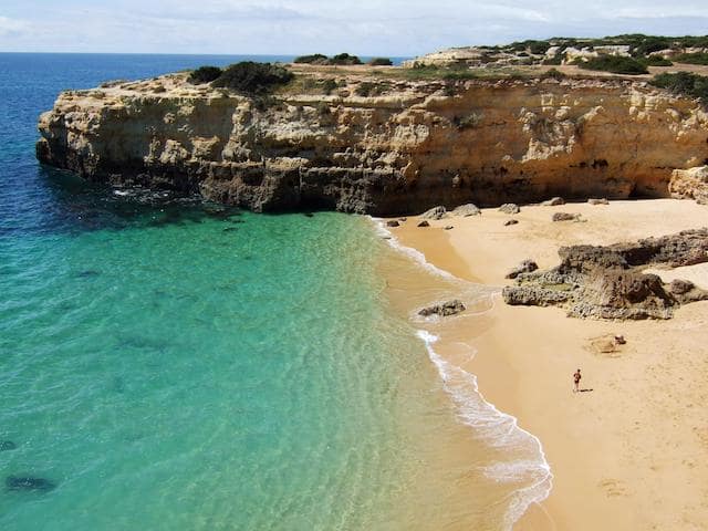 Praia Benagil no Algarve