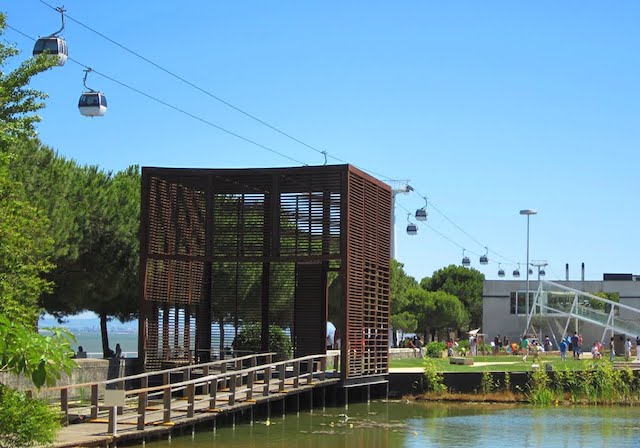 Jardins do Parque das Nações em Lisboa