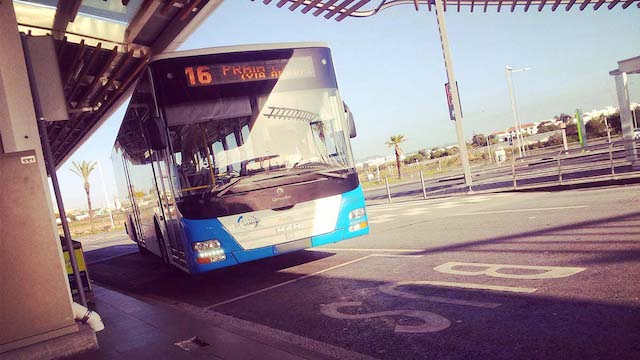 Ônibus do aeroporto de Faro até o centro 