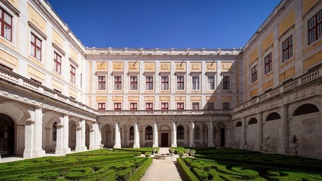 Palácio Nacional de Mafra em Portugal