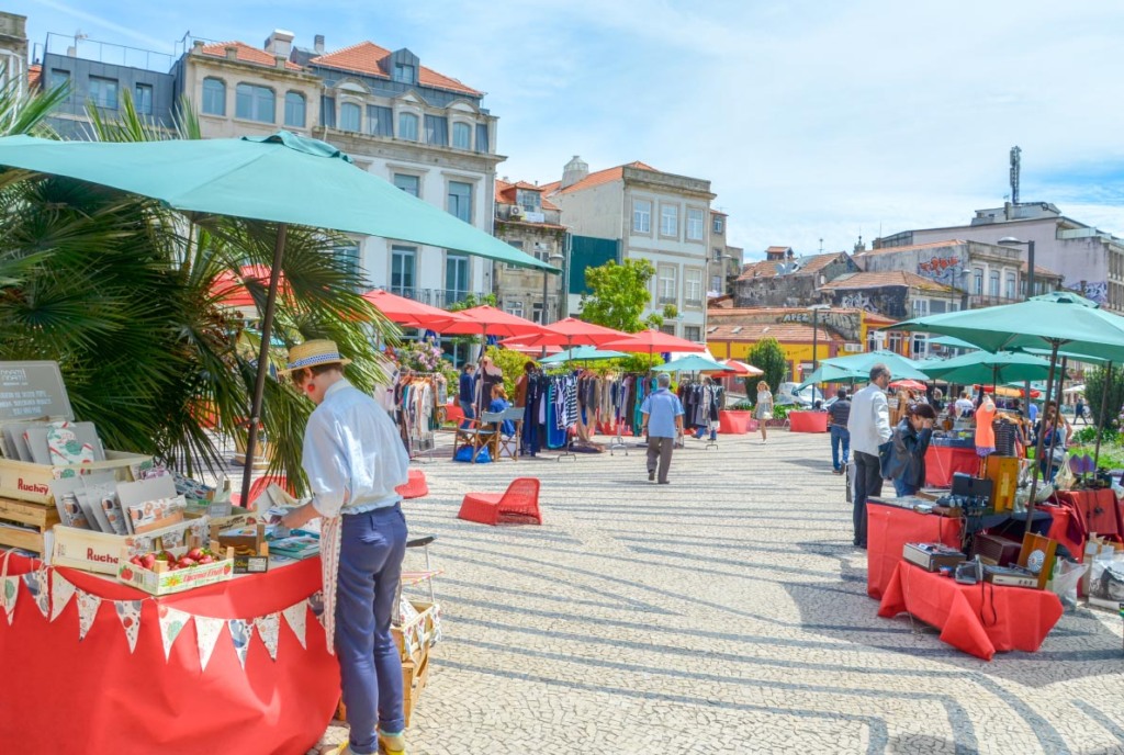 Mercado de Portobelo no Porto