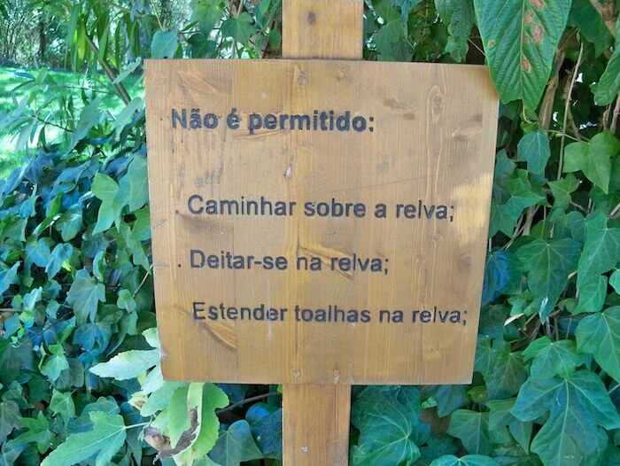 Exemplo de diferença entre português do Brasil e português europeu