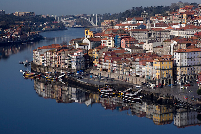 Vista da Ribeira no Porto