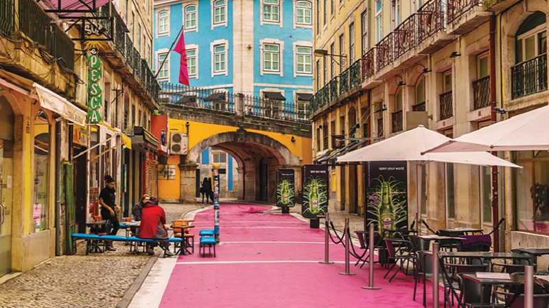 Pink Street em Lisboa