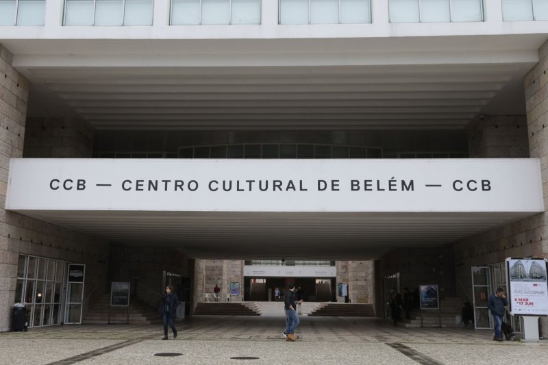Entrada do Centro Cultural de Belém em Lisboa