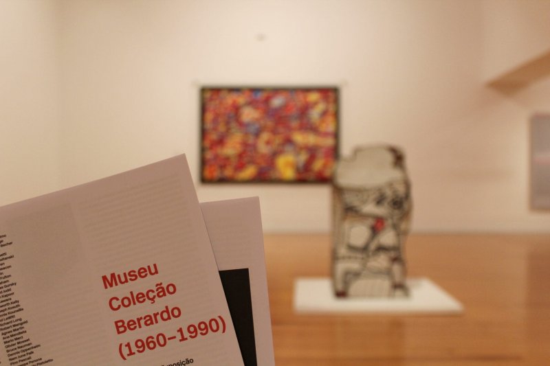 Panfleto do Museu Coleção Berardo em Lisboa