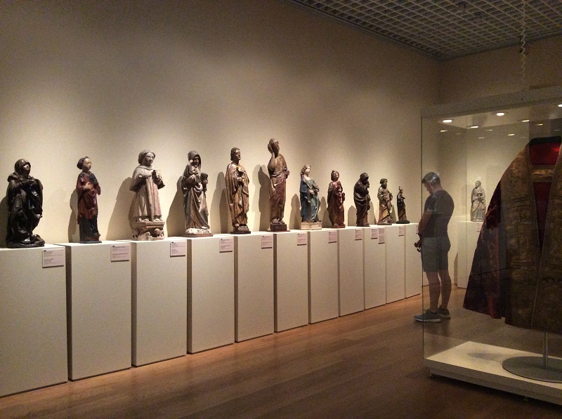 Esculturas religiosas expostas no Museu de Arte Antiga