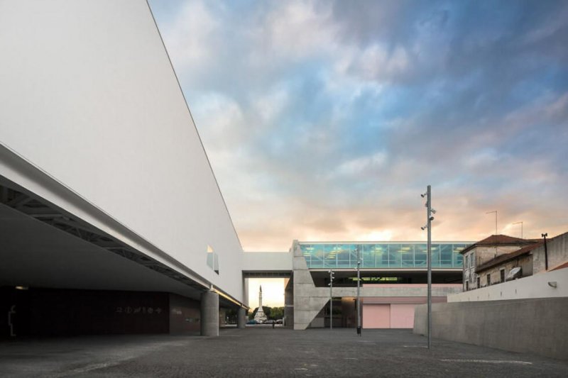 Estrutura do novo edifício do Museu dos Coches em Lisboa