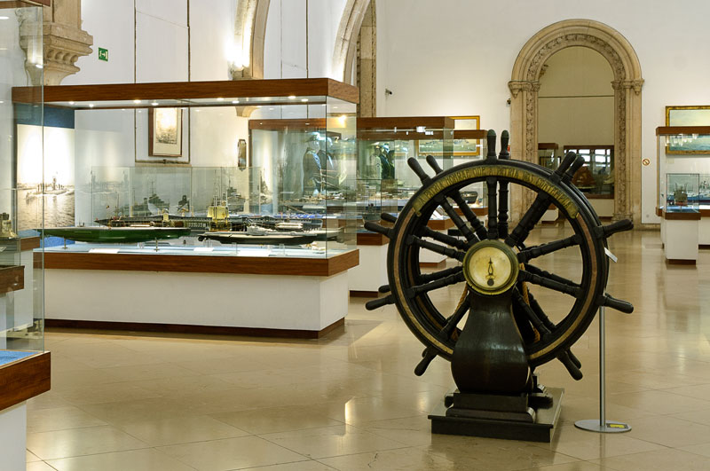 Itens expostos no Museu da Marinha em Lisboa
