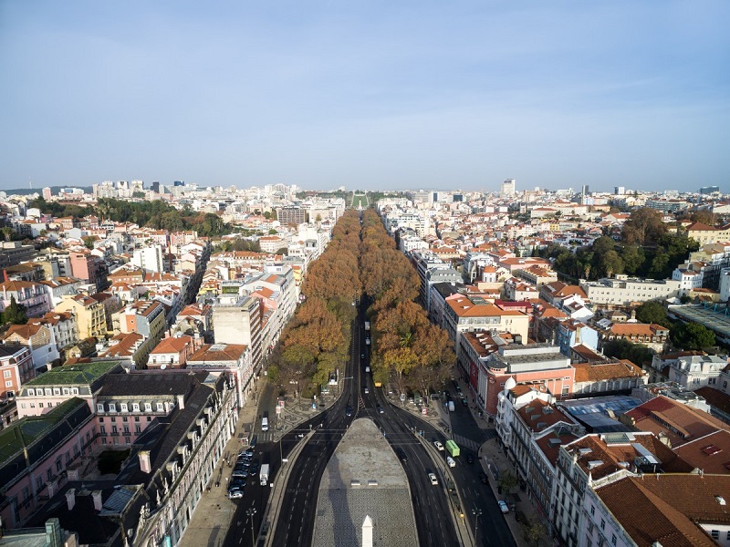Avenida da Liberdade em Lisboa