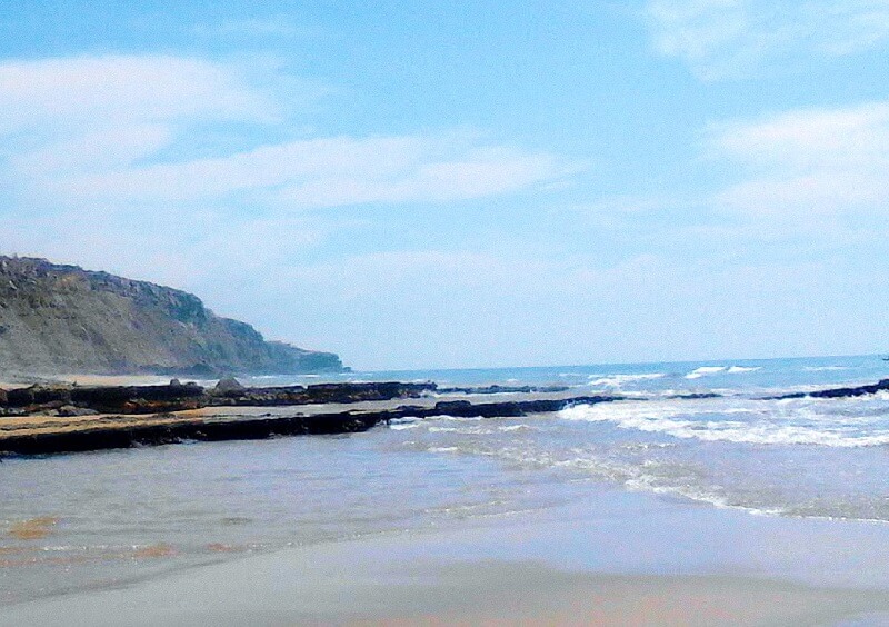 Mar da Praia da Aguda em Sintra