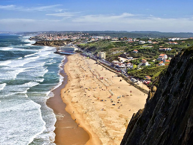Vista da Praia Grande em Sintra