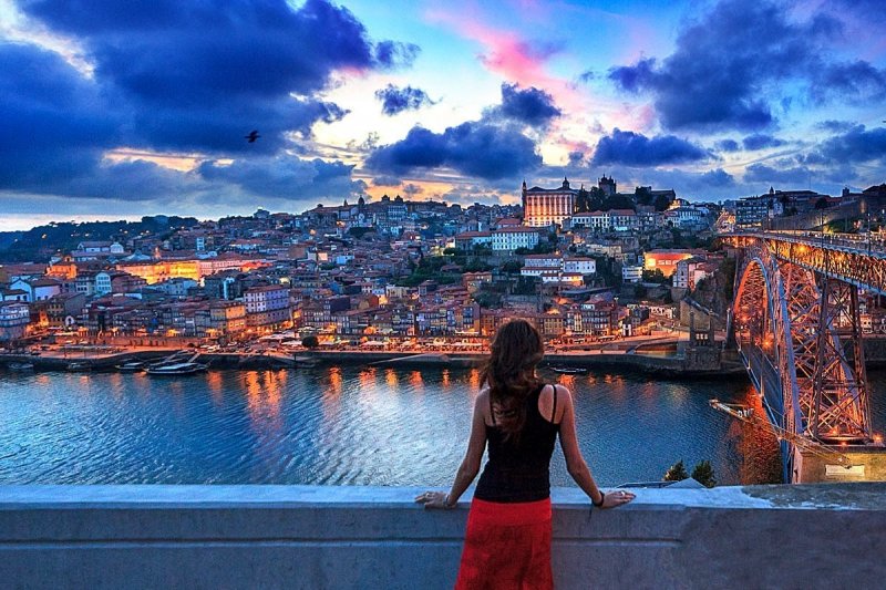 Vista da Ribeira no Porto