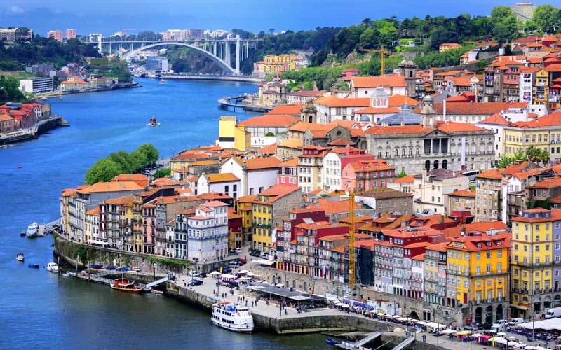 Vista da cidade de Porto
