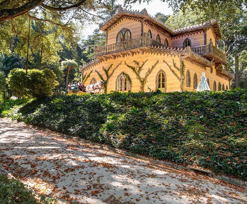 Entrada do Chalet e Jardim da Condessa D'Edla em Sintra