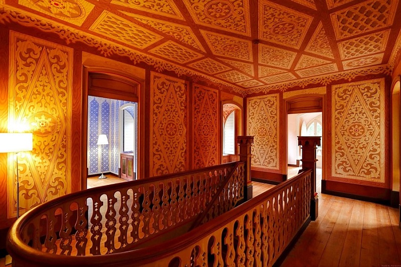 Interior do Chalet e Jardim da Condessa D'Edla em Sintra