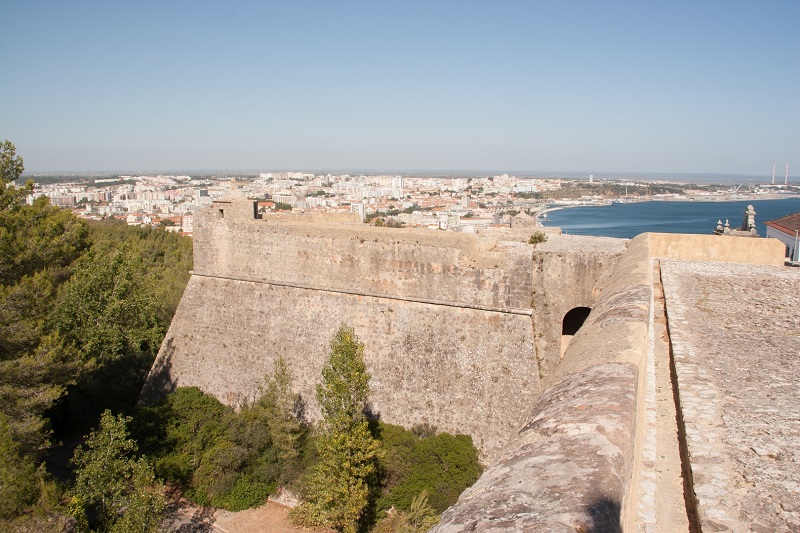 Setúbal vista do Castelo de São Filipe