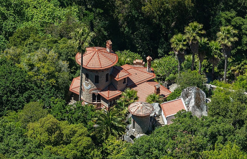 Vila Sassetti em Sintra vista de cima