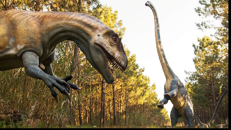 Museu dos dinossauros Dino Parque em Portugal