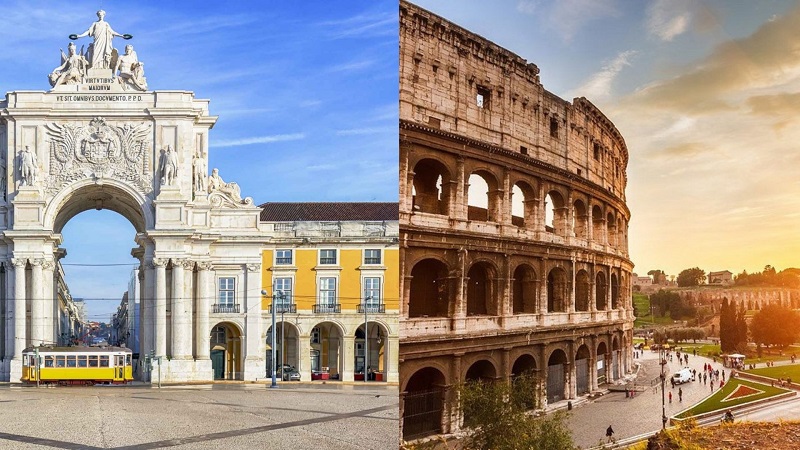 Roteiro ideal de 10 dias por Portugal e Itália