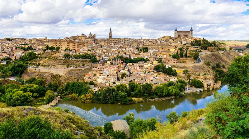 Viagem de Portugal até Espanha pelas principais cidades: Toledo, Espanha