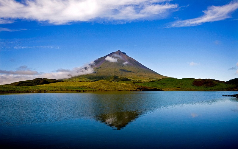 Ilha do Pico nos Açores